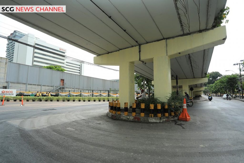 ภูมิทัศน์รอบเอสซีจี สำนักงานใหญ่ ภายหลังการรวมพลังของพนักงานจิตอาสาปรับปรุงภูมิทัศน์