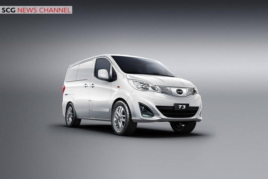 ตัวอย่างรถยนต์พลังงานไฟฟ้า BYD Auto Industry